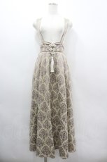 画像1: Amavel / Oriental Arabesqueロングスカート  ベージュ I-26-03-10-070-CA-SK-SA-ZI (1)