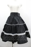 Eri Aino's collaboration / シャーロットの水曜日スカート L 黒Ｘ白 I-26-03-10-073-PU-SK-SA-ZI