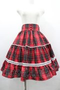 Eri Aino's collaboration / シャーロットの水曜日スカート L 赤チェック I-26-03-10-074-PU-SK-SA-ZI