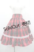 Eri Aino's collaboration / シャーロットの水曜日スカート L 赤チェック I-26-03-10-074-PU-SK-SA-ZI