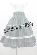Eri Aino's collaboration / シャーロットの水曜日スカート L グリーンチェック I-26-03-10-075-PU-SK-SA-ZI