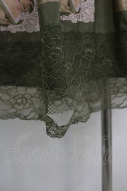 画像3: axes femme / ミュシャ パネル柄スカート M グリーン I-26-03-10-076-AX-SK-SA-ZI