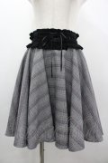 Secret Honey / ウエストレースアップチェックスカート 8 グレー I-26-03-10-078-CA-SK-TE-ZI