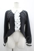 DearMyLove / スタッズレースブレードブラウス LL 黒×白 I-26-03-10-008-EL-BL-TE-ZI