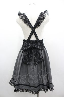 画像2: Secret Honey / サスペンダー付きレース切替スカート 2 グレー I-26-03-10-080-CA-SK-TE-ZI