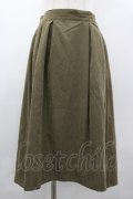 axes femme / スエード調スカート M カーキ I-26-03-10-082-AX-SK-TE-ZI
