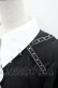 画像3: DearMyLove / スタッズレースブレードブラウス LL 黒×白 I-26-03-10-008-EL-BL-TE-ZI (3)