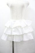 Princess Melody / 3段フリルスカパン  白 I-26-03-10-088-EL-PA-SA-ZI