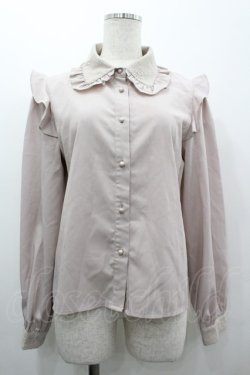 画像1: Rojita / ネクタイブローチブラウス  ピンク I-26-03-10-009-LO-BL-TE-ZI