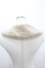 画像2: m petit by misako / ファーつけ襟  中薄橙 I-26-03-10-090-LO-ZA-SA-ZI (2)