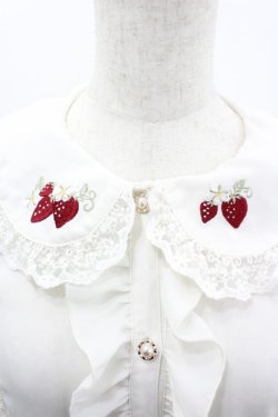 画像3: axes femme kawaii / ベリーフィールズブラウス M キナリ I-26-03-10-001-AX-BL-SA-ZI