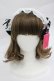 画像2: Angelic Pretty / Heartカチューシャ(無地)  黒Ｘ白 I-26-03-10-097-AP-AC-SA-ZI (2)