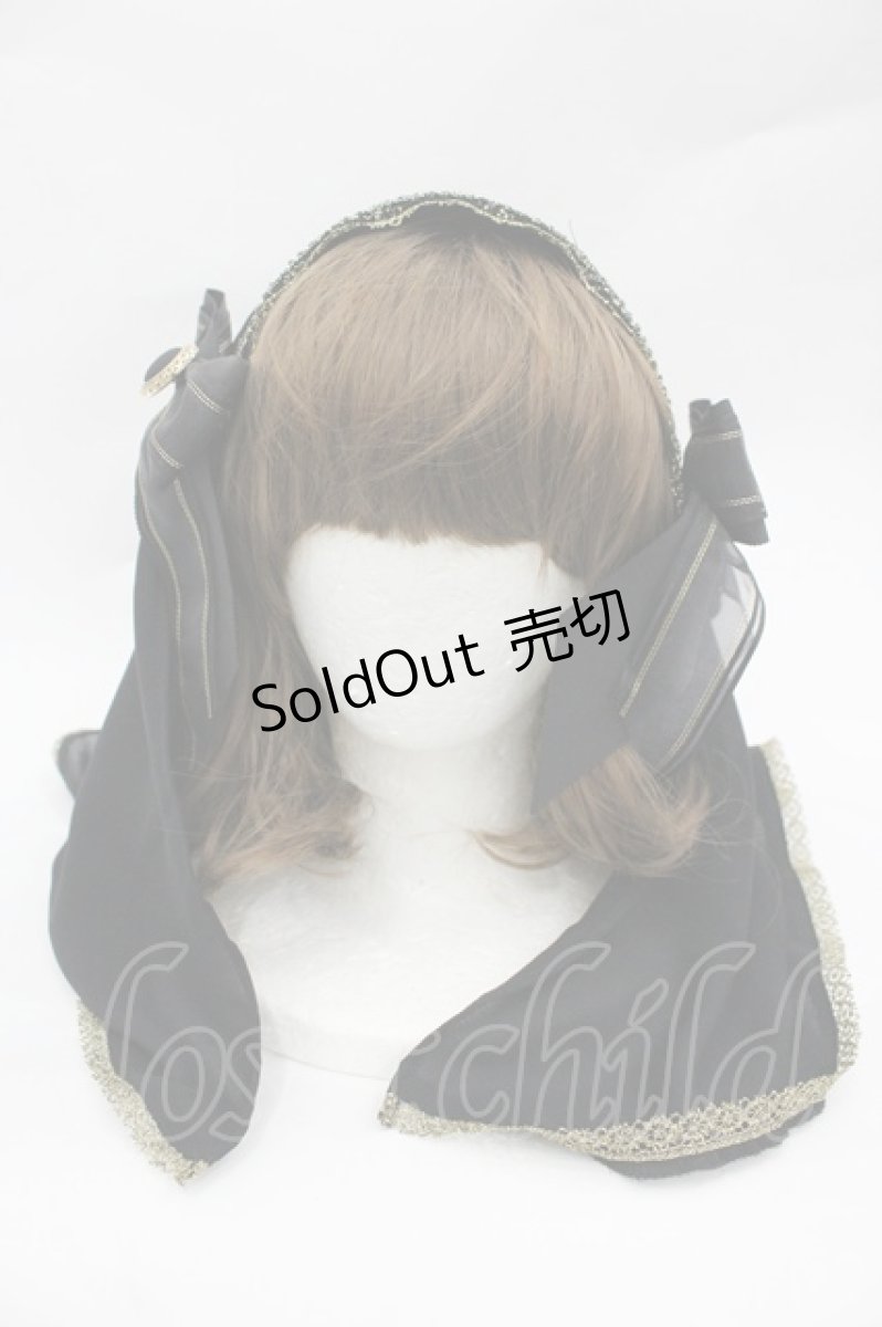 画像1: ALICE and the PIRATES / バステトヴェール  黒Ｘゴールド I-26-03-10-098-PA-TO-SA-ZI (1)