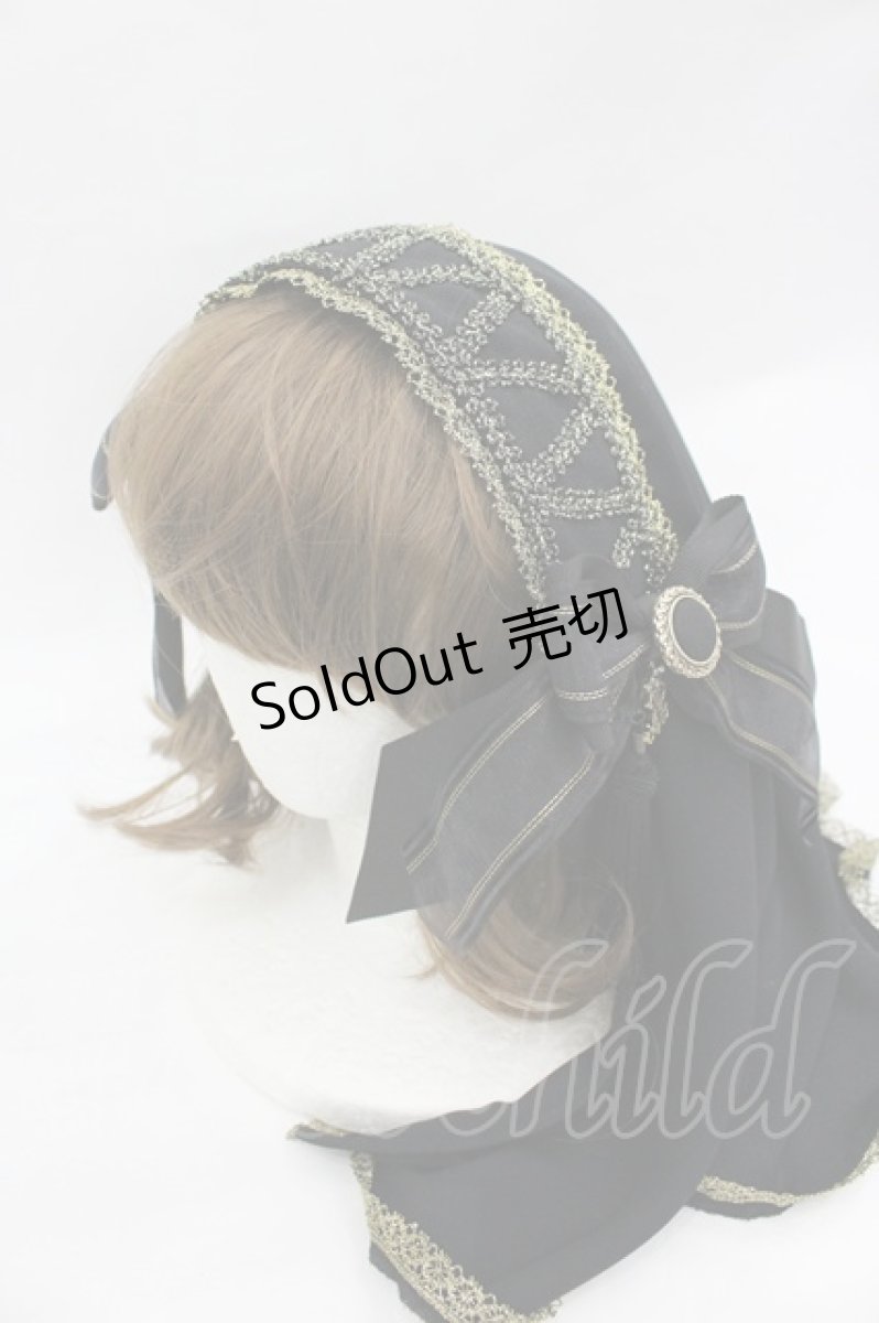 画像3: ALICE and the PIRATES / バステトヴェール  黒Ｘゴールド I-26-03-10-098-PA-TO-SA-ZI (3)