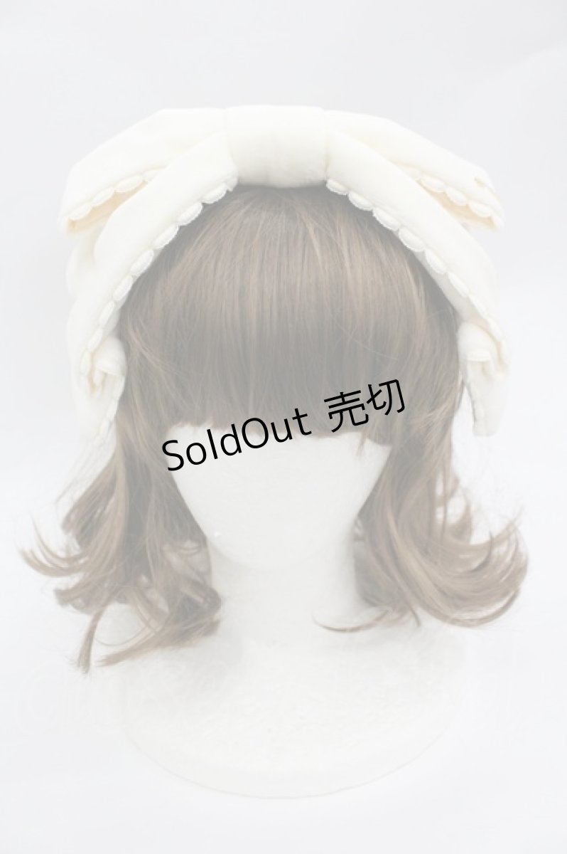 画像1: Angelic Pretty / Dollyヒロインリボンコーム  生成り I-26-03-10-099-AP-AC-SA-ZI (1)