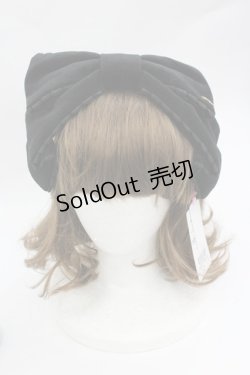 画像1: Angelic Pretty / Dollyヒロインリボンコーム  黒 I-26-03-10-101-AP-AC-SA-ZI