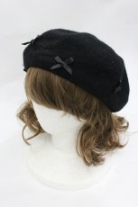 画像3: m petit by misako / サンリオプチリボンベレー  黒 I-26-03-10-108-LO-AC-SA-ZTK033 (3)