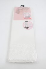 画像1: m petit by misako / ECAMOVKリボンレース  白 I-26-03-10-117-LO-ZA-SA-ZI (1)