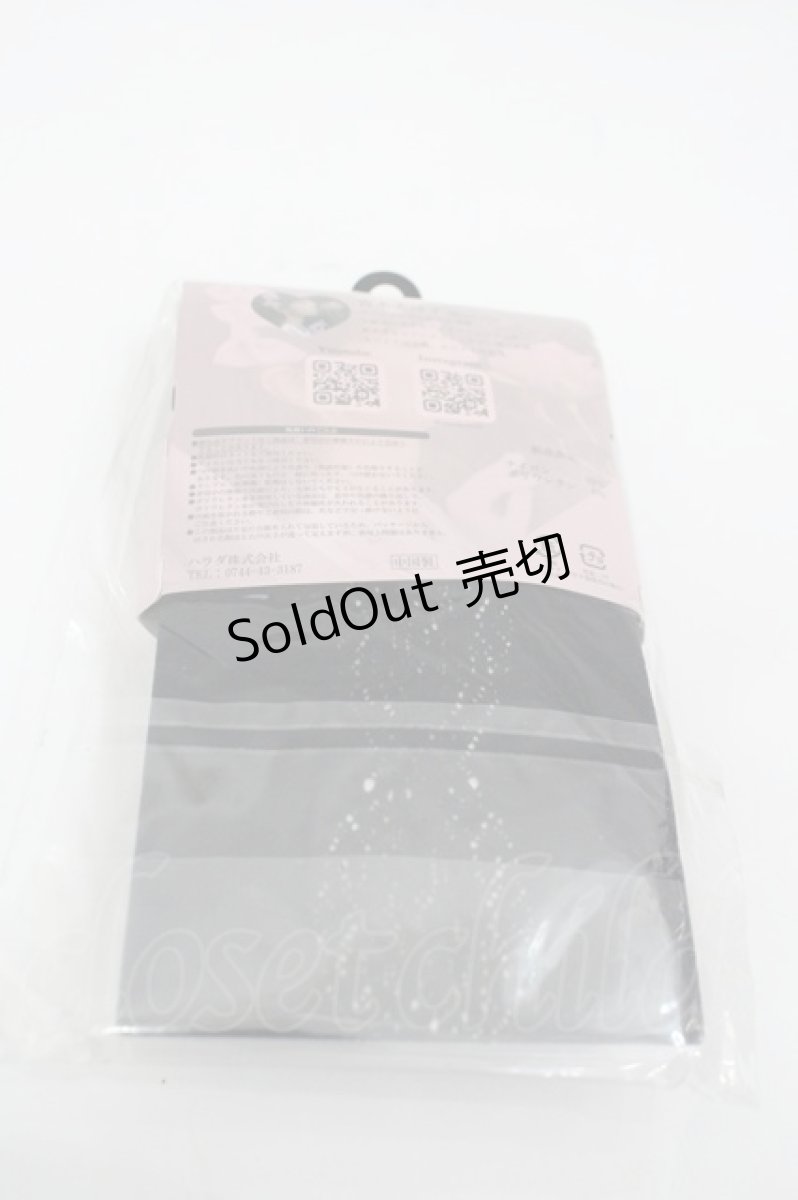 画像2: m petit by misako / AMブブンレースアミタイツ  黒 I-26-03-10-120-LO-ZA-SA-ZI (2)