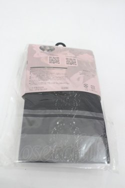 画像2: m petit by misako / AMブブンレースアミタイツ  黒 I-26-03-10-120-LO-ZA-SA-ZI