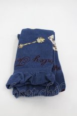 画像2: Shirley Temple / ティーパーティオーバーニーソックス 22~24CM ネイビー　 I-26-03-10-121-ET-ZA-SA-ZI (2)