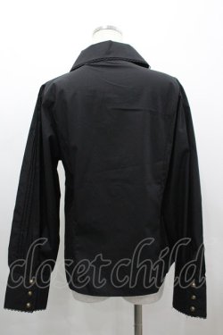 画像2: Kurumi Collaboration / ノエル・ド・メモワール ブラウス LL 中黒 I-26-03-10-012-GO-BL-SA-ZI