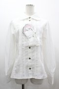 Kurumi Collaboration / ノエル・ド・メモワール ブラウス LL 白 I-26-03-10-013-GO-BL-SA-ZI