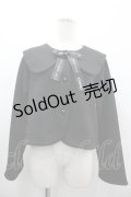 m petit by misako / サンリオキャラクターズコラボ クロミセーラーカーディガン M 黒 I-26-03-10-014-LO-JA-SA-ZI