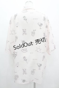 画像2: MILKBOY / TATTOO SHIRTS  ピンクＸ黒 I-26-03-10-024-MB-BL-SA-ZI