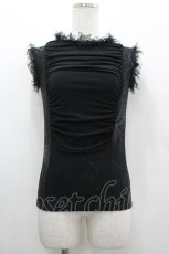 画像1: Qutie Frash / 蜘蛛メッシュタンクトップ  ブラック I-26-03-10-025-QU-TO-SA-ZI (1)