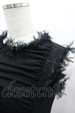 画像3: Qutie Frash / 蜘蛛メッシュタンクトップ  ブラック I-26-03-10-025-QU-TO-SA-ZI (3)