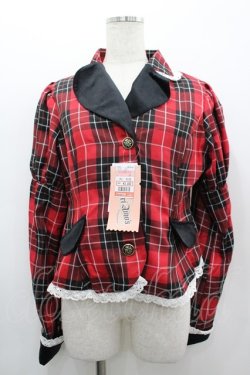 画像1: Eri Aino's collaboration / TT*AINCHKベロアジャケット　シャーロットの水曜日 ジャケット L 中赤 I-26-03-10-031-PU-JA-SA-ZI