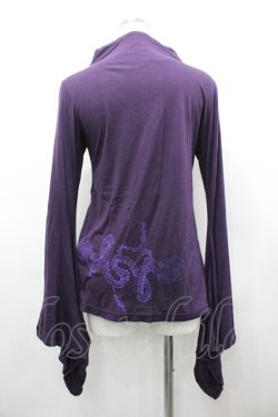 画像2: gouk / 裾龍pt着物袖トップス  パープル I-26-03-12-036-GO-TO-SA-ZI