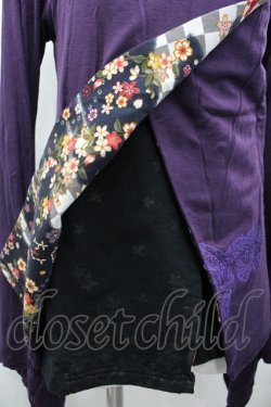 画像4: gouk / 裾龍pt着物袖トップス  パープル I-26-03-12-036-GO-TO-SA-ZI
