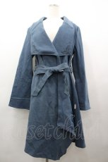 画像1: Rozen Kavalier / 襟刺繍コート  ブルー I-26-03-12-038-OO-CO-SA-ZI (1)