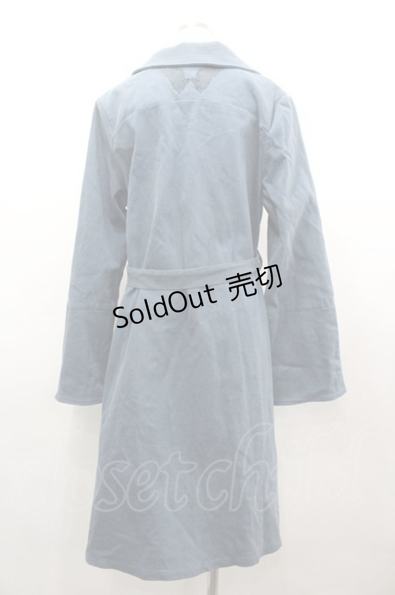 画像2: Rozen Kavalier / 襟刺繍コート  ブルー I-26-03-12-038-OO-CO-SA-ZI (2)