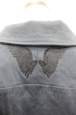 画像3: Rozen Kavalier / 襟刺繍コート  ブルー I-26-03-12-038-OO-CO-SA-ZI (3)