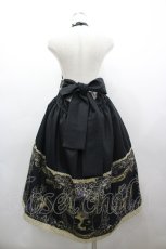 画像2: Royal Princess Alice / Dark Knight Generalサロペット風ジャンパースカート  黒 I-26-03-12-048-LO-OP-SA-ZI (2)