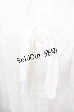 画像2: Jane Marple Dans Le Salon / フロントリボン長袖ブラウス  白 I-26-03-12-005-JM-BL-SA-ZI