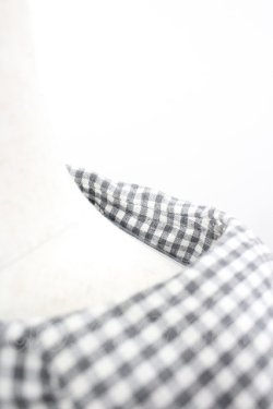 画像3: m petit by misako / AM*ギンガムCHKワンピース M 黒チェック I-26-03-12-051-LO-OP-SA-ZI