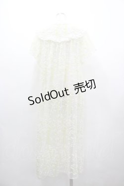 画像2: Maison de minette / すずらんジャガードAラインドレス  白Ｘ緑 I-26-03-12-052-LO-OP-SA-ZI