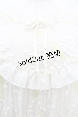 画像3: Maison de minette / すずらんジャガードAラインドレス  白Ｘ緑 I-26-03-12-052-LO-OP-SA-ZI