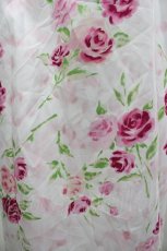 画像3: JESUS DIAMANTE / ぼかし薔薇キャミワンピース  白Ｘピンク I-26-03-12-054-JE-OP-SA-ZI (3)