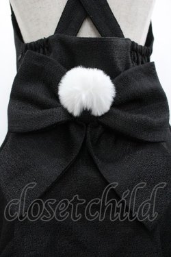 画像3: Secret Honey / サイド編み下げジャンパースカート  黒 I-26-03-12-056-CA-OP-SA-ZI