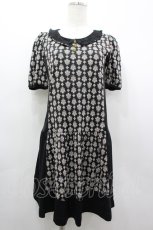 画像1: DOLLY GIRL / 切替ワンピース  黒 I-26-03-12-060-LO-OP-TE-ZI (1)