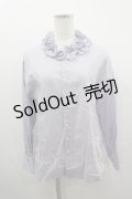 Jane Marple Dans Le Salon / フリル襟ブラウス  ラベンダー I-26-03-12-006-JM-BL-SA-ZI