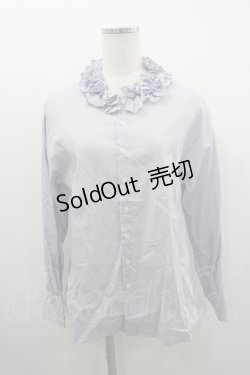 画像1: Jane Marple Dans Le Salon / フリル襟ブラウス  ラベンダー I-26-03-12-006-JM-BL-SA-ZI