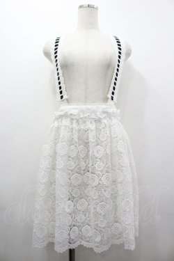 画像1: RUSANJIN ROOM / レースエプロン  白Ｘ黒 I-26-03-12-062-GO-OP-SA-ZI