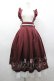 画像1: Amavel / 大正浪漫の夢紀行ミドルスカート  ボルドー I-26-03-12-064-CA-SK-SA-ZI (1)