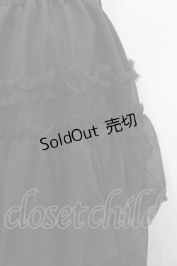 画像3: HARE / チュールフリルスカート  黒 I-26-03-12-065-GO-SK-SA-ZI